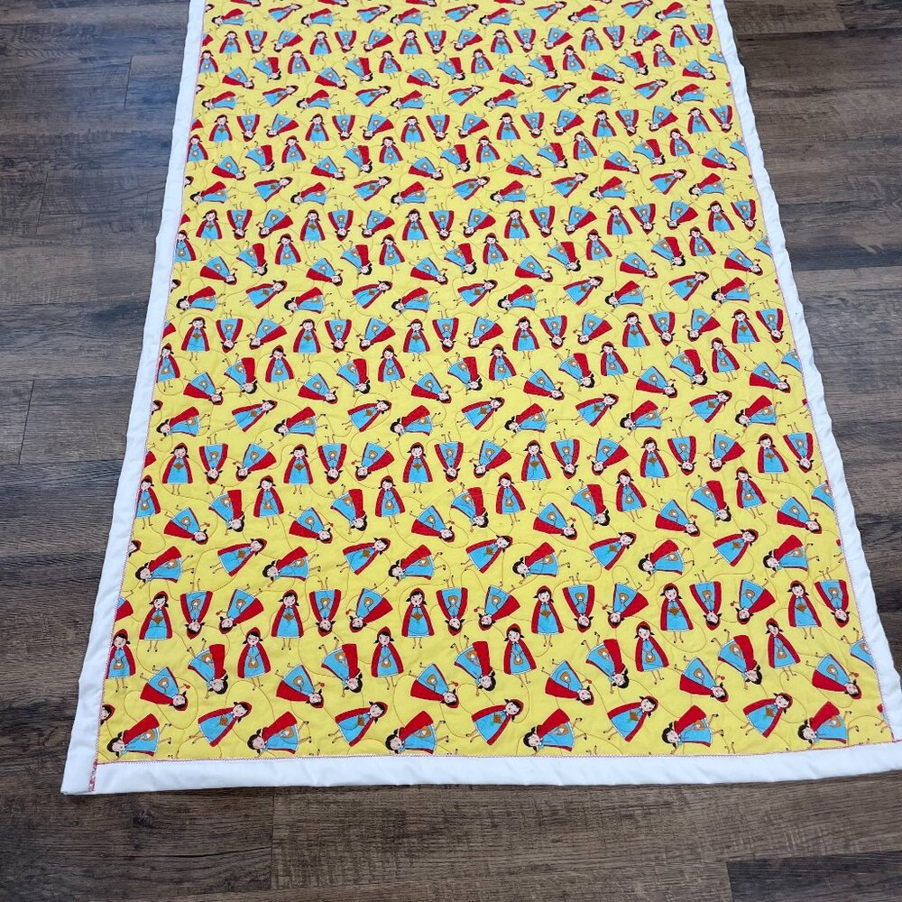 Handmade Red Riding Hood Lap quilt